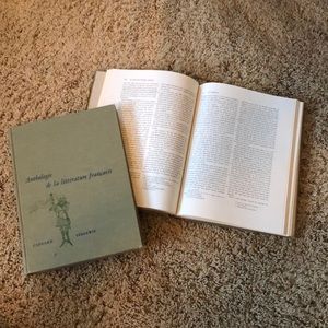 Vintage French Literature Anthology Books